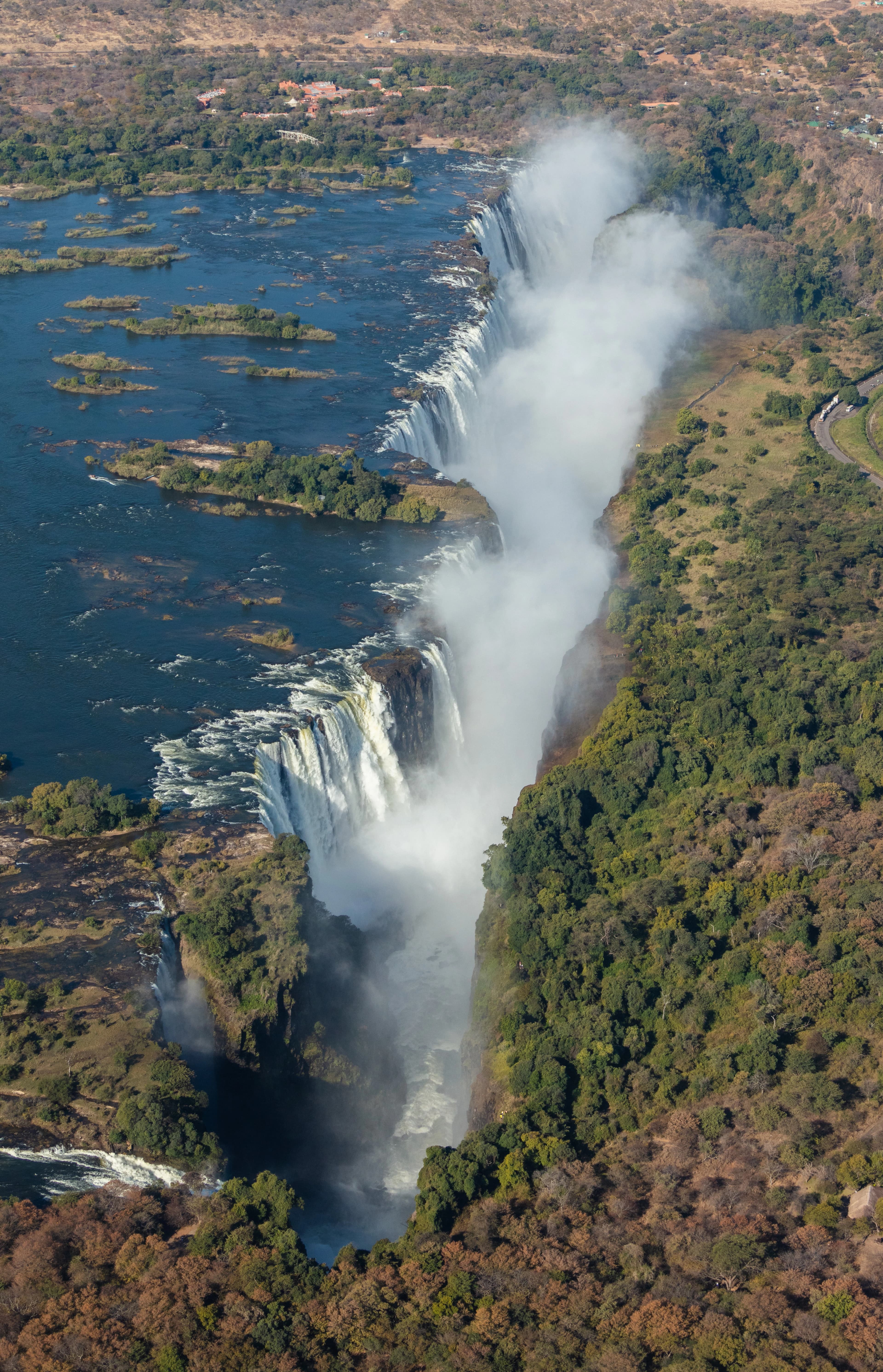 Helicopter flights over the Falls